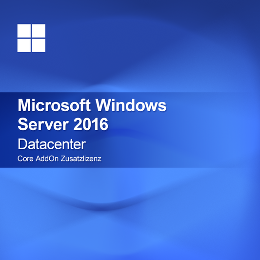 Microsoft Windows Server 2016 Datacenter, Licență suplimentară Core AddOn