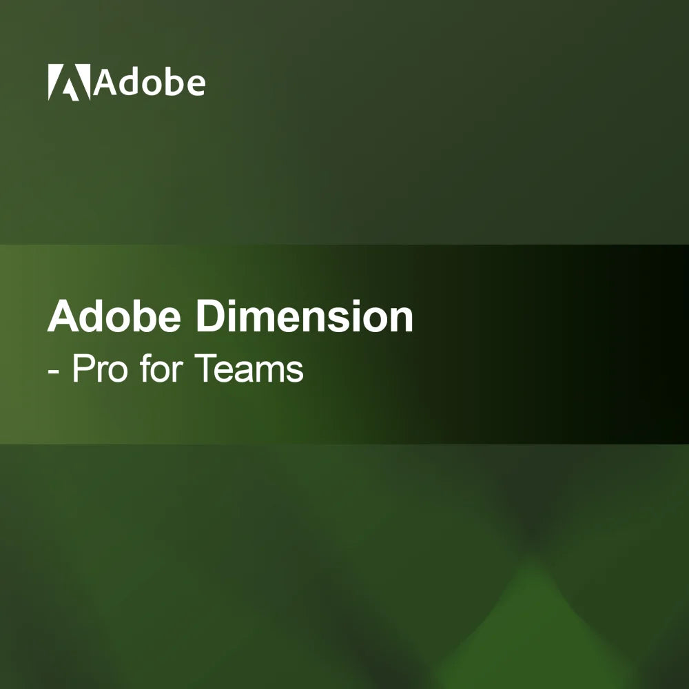 Adobe Dimension - Pro pentru echipe