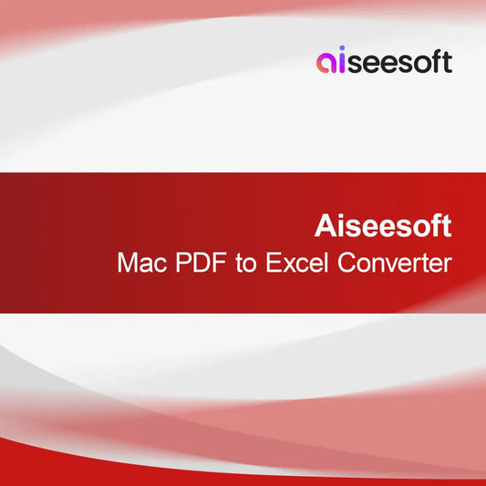 Aiseesoft Mac Convertor PDF în Excel