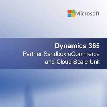 Unitate de scalare în cloud și comerț electronic Dynamics 365 Partner Sandbox