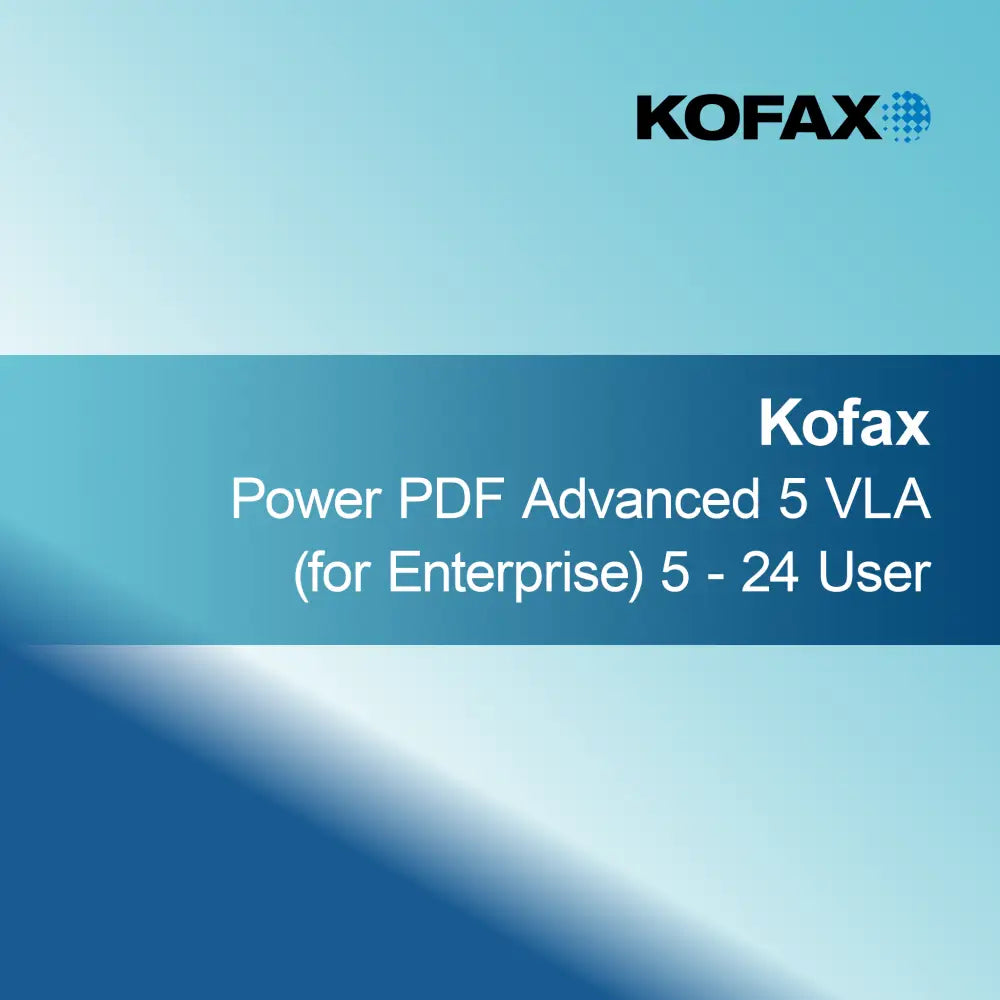 Kofax Power PDF Advanced 5 VLA (pentru întreprindere)