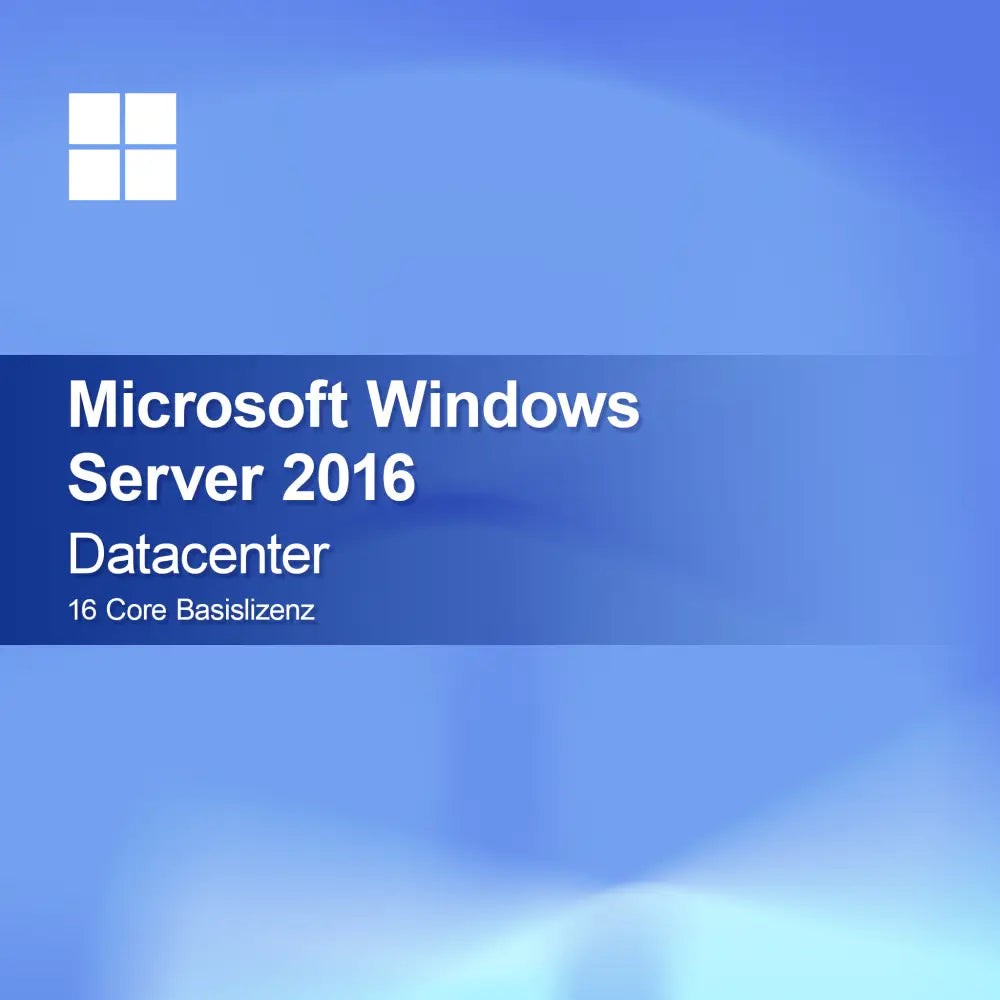 Microsoft Windows Server 2016 Datacenter 16 Core Licență de bază