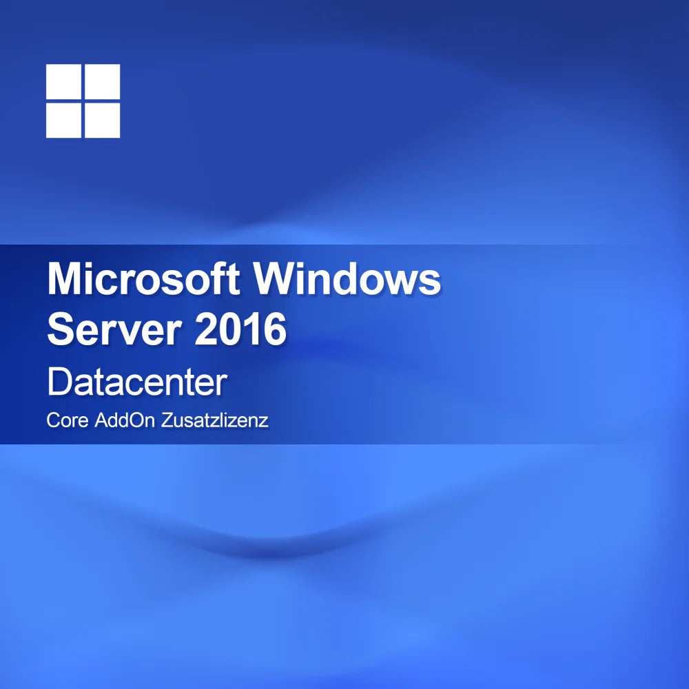 Microsoft Windows Server 2016 Datacenter, Licență suplimentară Core AddOn