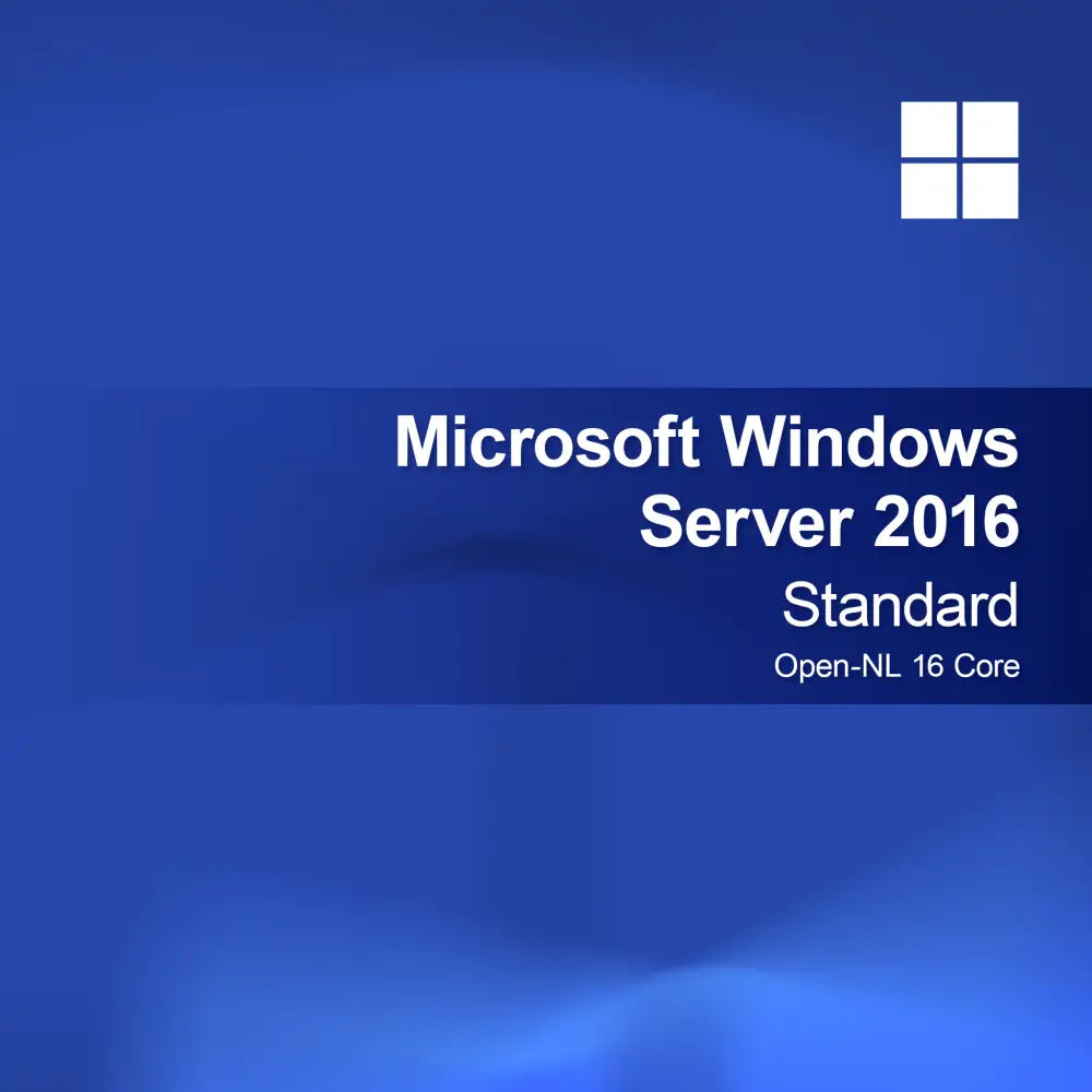 Microsoft Windows Server 2016 Standard Open-NL 16 nuclee