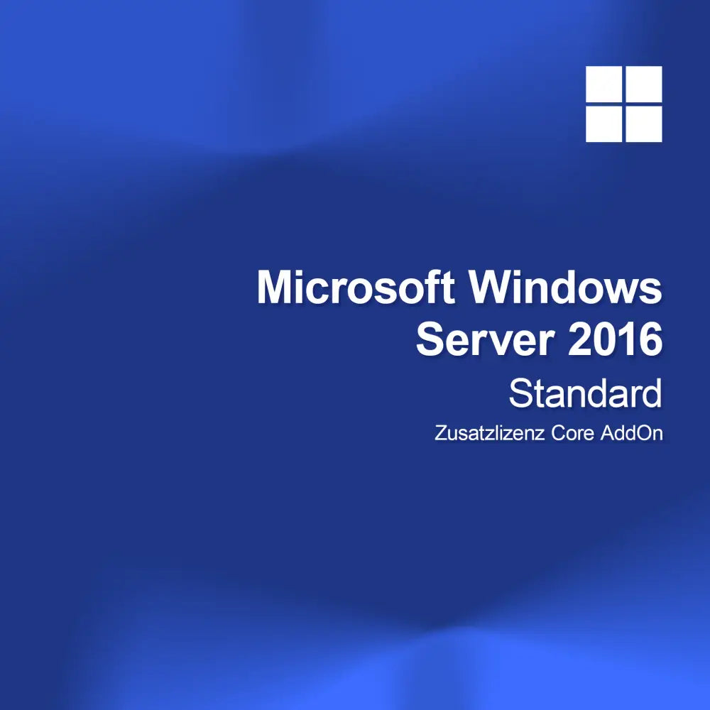 Microsoft Windows Server 2016 Standard Licență suplimentară Core AddOn