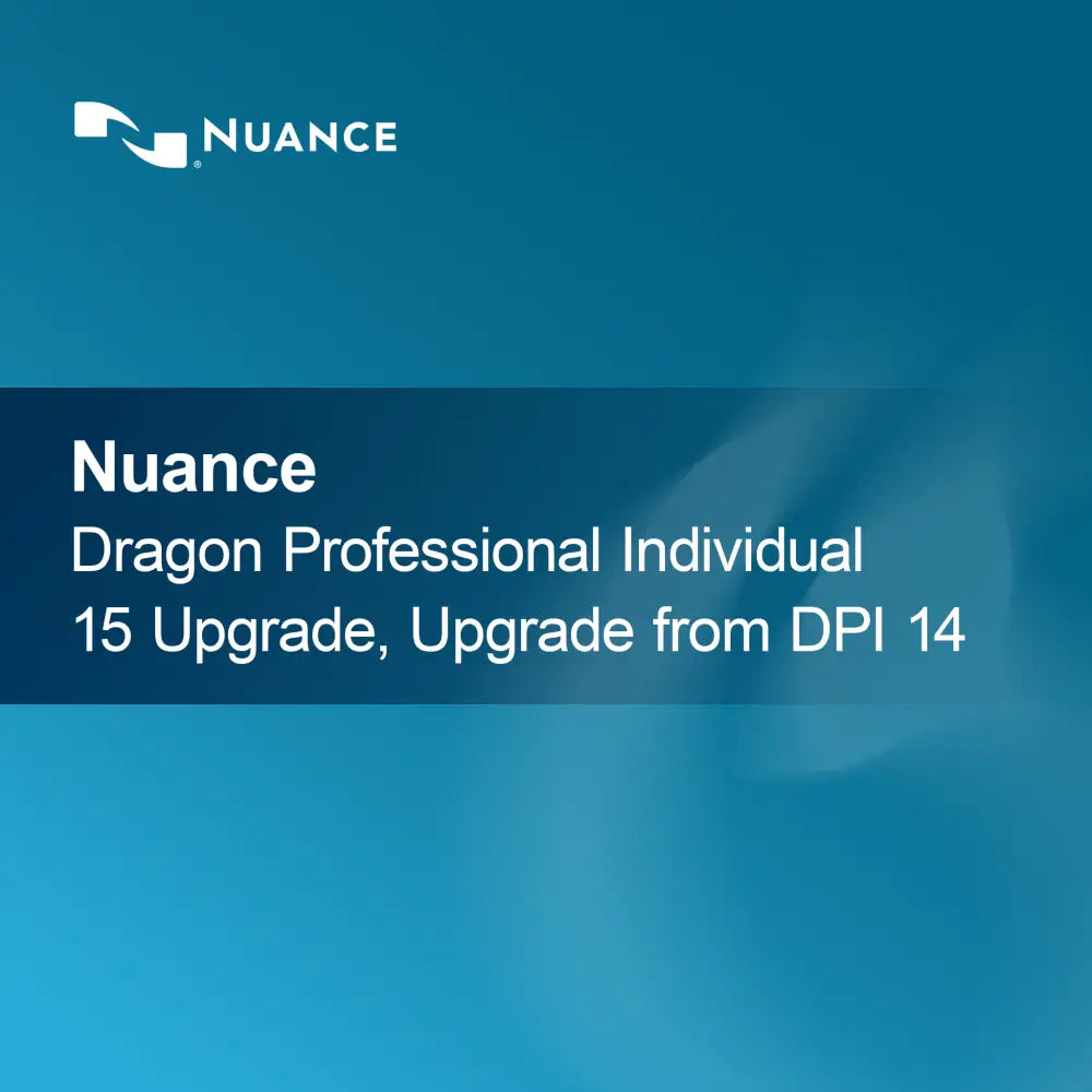 Actualizare Nuance Dragon Professional Individual 15, actualizare de la DPI 14