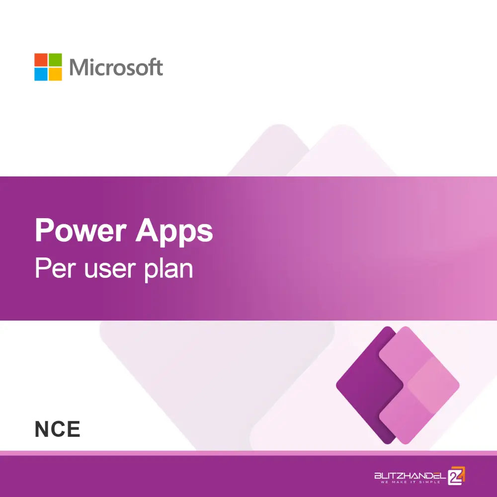 Plan Power Apps per utilizator (NCE)