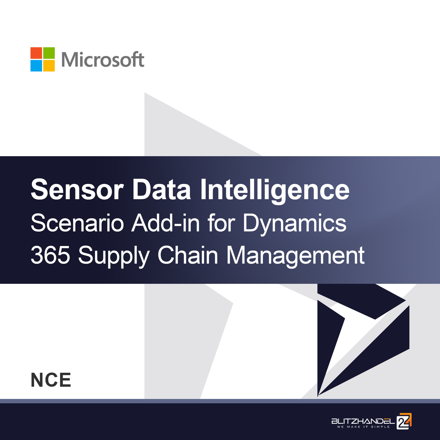 Add-in pentru scenariul de inteligență a datelor senzorului pentru Dynamics 365 Supply Chain Management (NCE)
