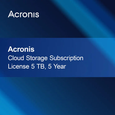 Licență de abonament Acronis Cloud Storage 5 TB, 5 ani