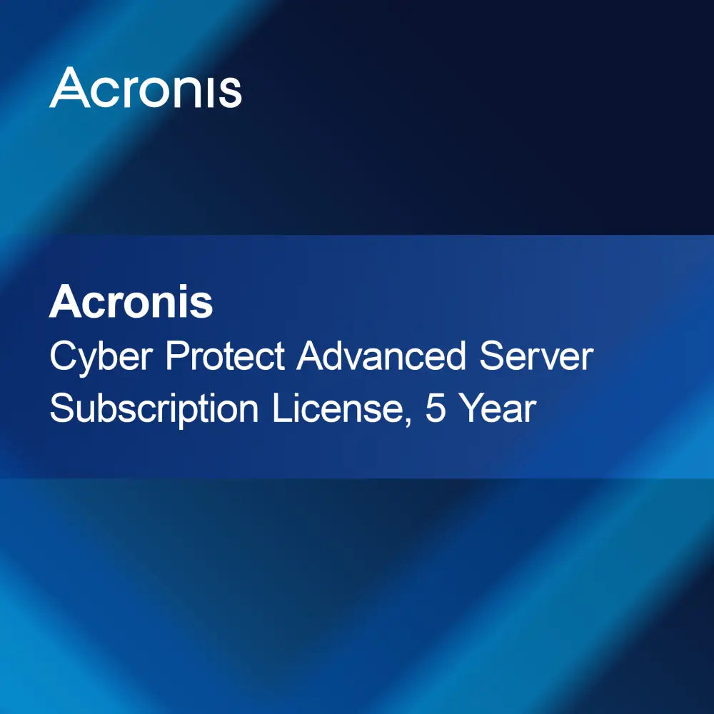 Licență de abonament Acronis Cyber Protect Advanced Server, 5 ani