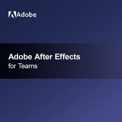 Adobe After Effects pentru echipe