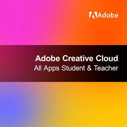Adobe Creative Cloud Toate aplicațiile pentru studenți și profesori
