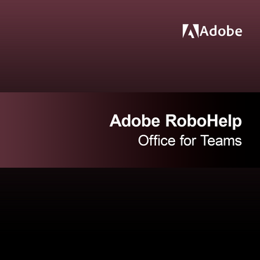 Adobe RoboHelp Office pentru echipe