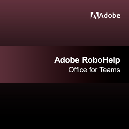 Adobe RoboHelp Office pentru echipe