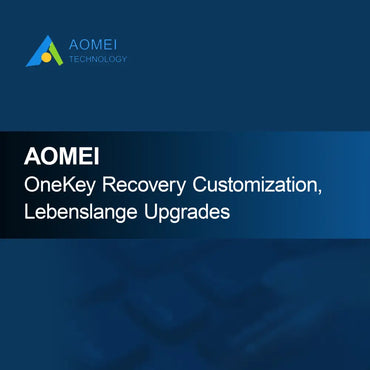 Personalizarea AOMEI OneKey Recovery, actualizări pe viață