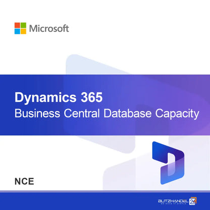 Capacitatea bazei de date Dynamics 365 Business Central (NCE)