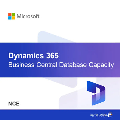 Suprasarcină capacitate bază de date Dynamics 365 Business Central (NCE)