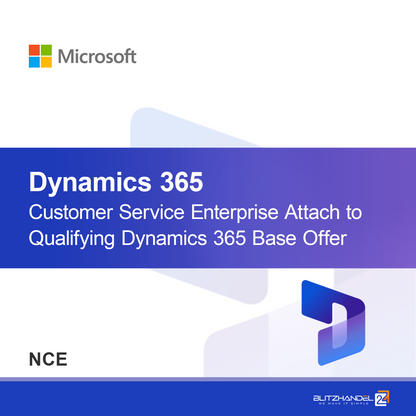 Dynamics 365 Customer Service Professional Atașare la Oferta de Bază Dynamics 365 Calificată (NCE)