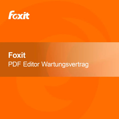 Foxit PDF Editor + Contract de întreținere