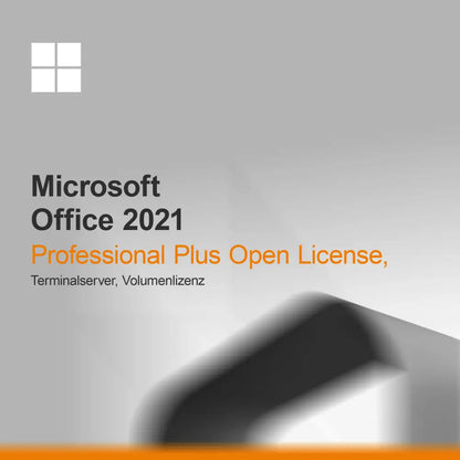 Microsoft Office 2021 Professional Plus Licență Deschisă, Server Terminal, Licență în Volum