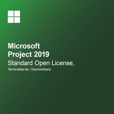 Microsoft Project 2019 Standard Licență Deschisă, Server Terminal, Licență de volum