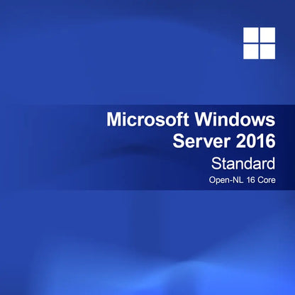 Microsoft Windows Server 2016 Standard Open-NL 16 nuclee