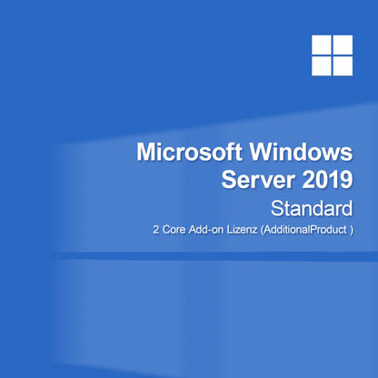 Microsoft Windows Server 2019 Standard - Licență suplimentară 2 Core (AdditionalProduct)