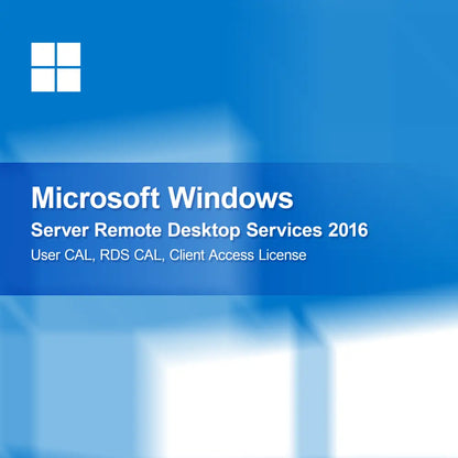 Licență de acces client Microsoft Windows Server Remote Desktop Services 2016 User CAL, RDS CAL