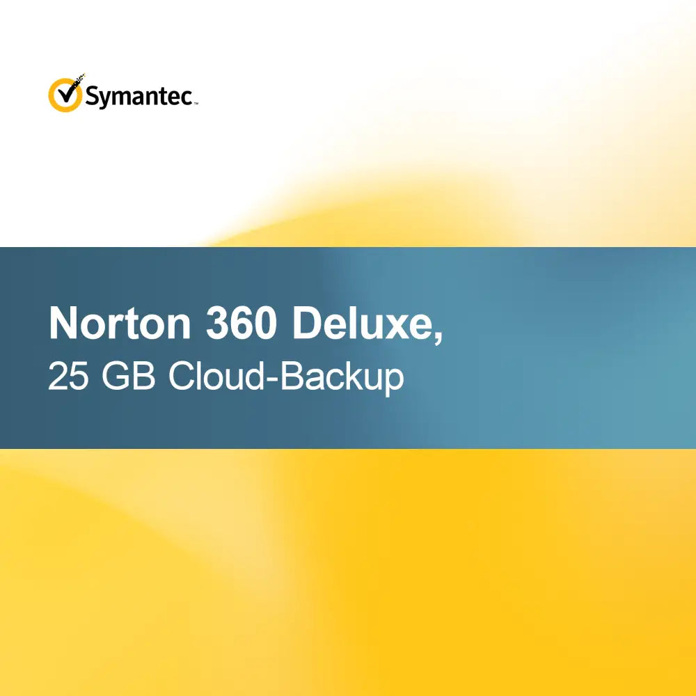Norton 360 Deluxe, backup în cloud de 25 GB