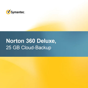 Norton 360 Deluxe, backup în cloud de 25 GB
