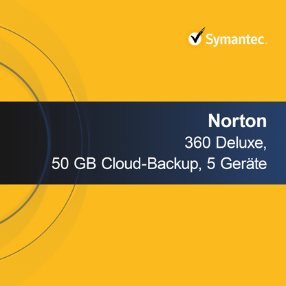 Norton 360 Deluxe, Backup Cloud de 50 GB pentru 5 dispozitive