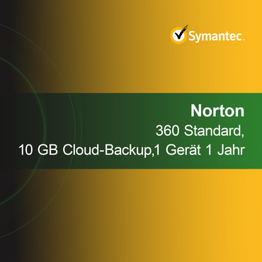 Norton 360 Standard, 10 GB backup în cloud, 1 dispozitiv 1 an