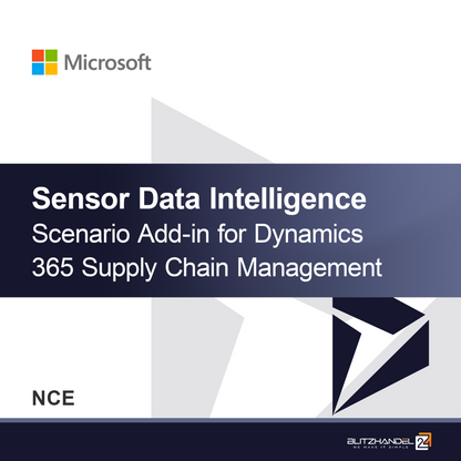 Add-in pentru scenariul de inteligență a datelor senzorului pentru Dynamics 365 Supply Chain Management (NCE)