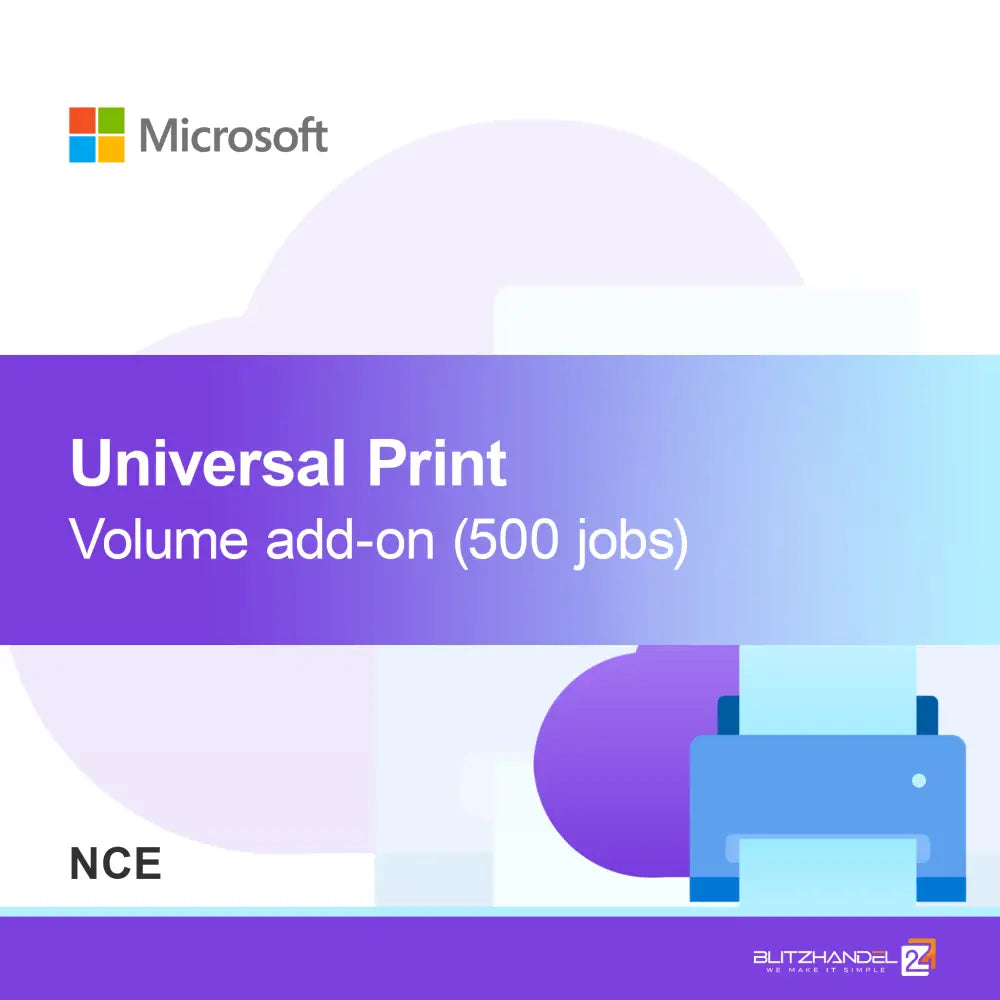 Supliment volum Universal Print (500 joburi) (NCE)