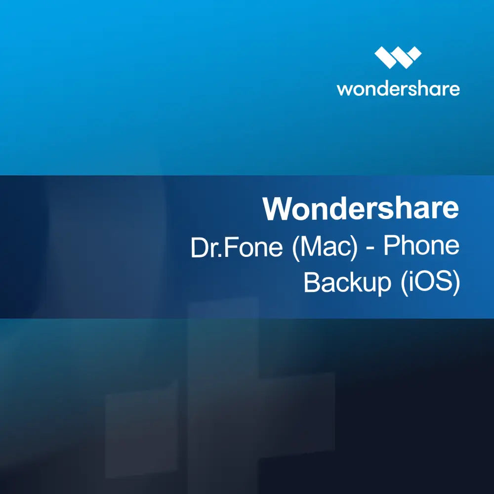 Wondershare Dr.Fone (Mac) - Backup Telefon (iOS)