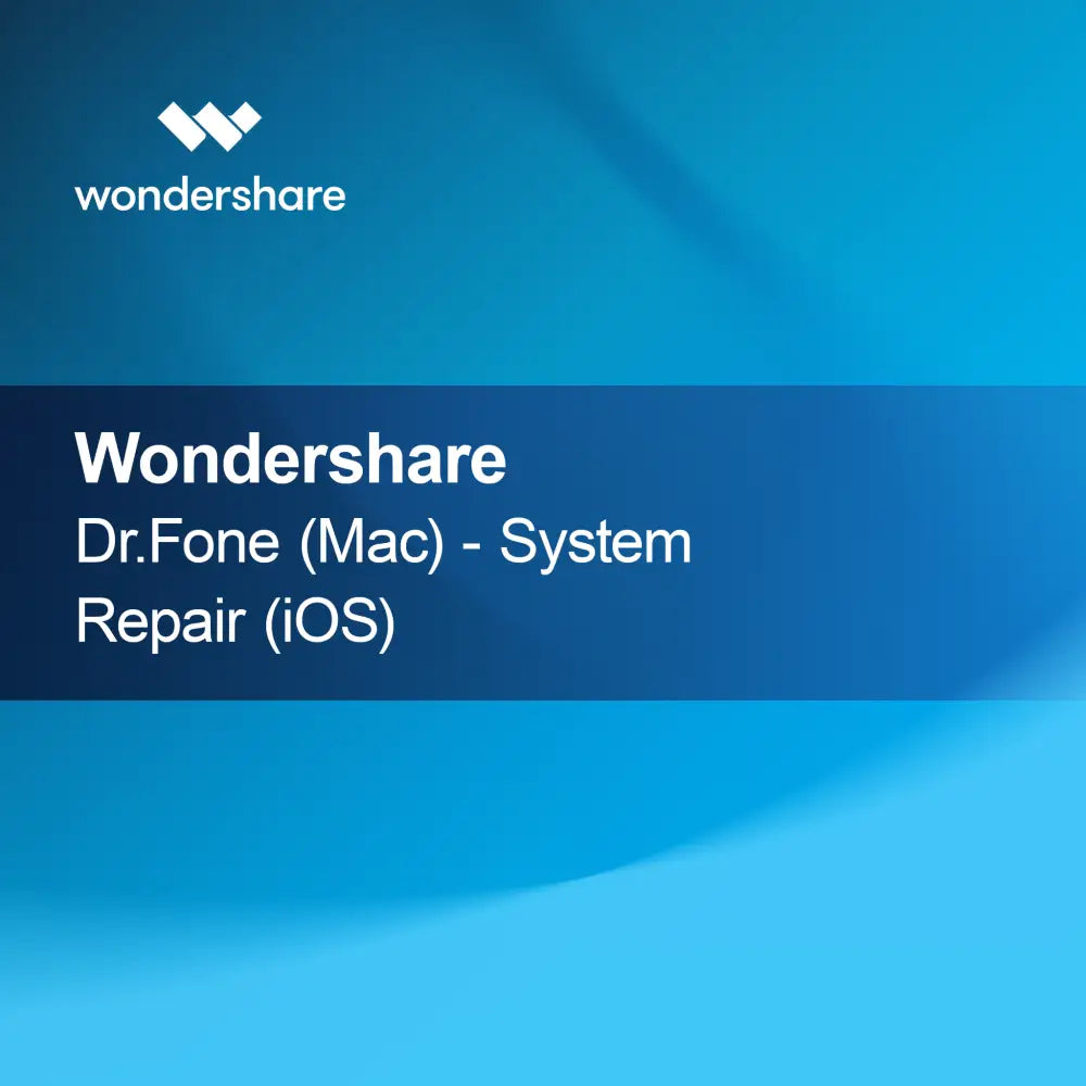 Wondershare Dr.Fone (Mac) - Reparare Sistem (iOS)